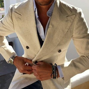 beige blazer men