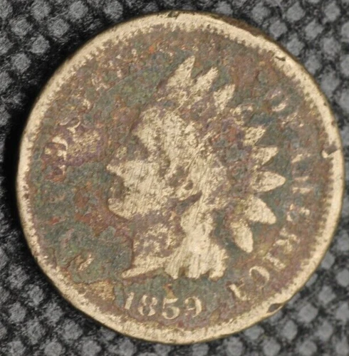 1859  Indian Head Penny - Beautiful Good Coin -   1663