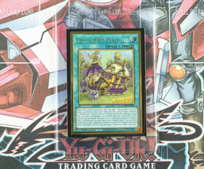 yugioh placing card YuGiOh Spell Card Prank-Kids Place MGED-EN045 1ST Ed Premium Gold Rare