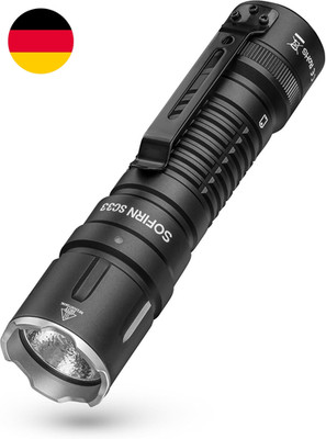 Sofirn SC33 Led Taschenlampe 5200 Lumen Superhelle Wiederaufladbare Taschenlampe