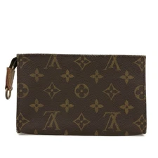 Louis Vuitton Monogram Cosmetics Pouch (Bucket PM) Purse Brown lux115-101225