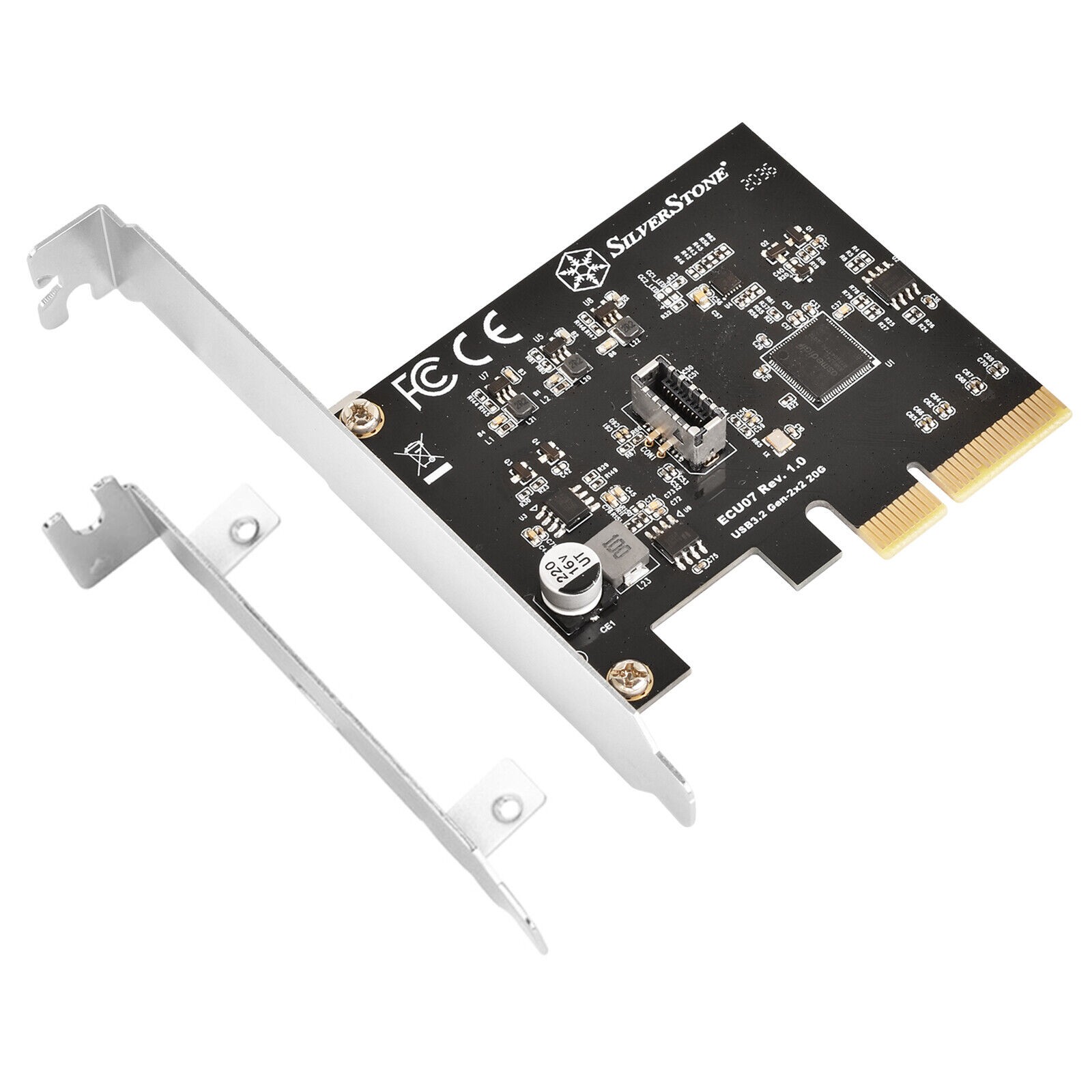 Silverstone SST-ECU07, Controller USB-C 3.2 Gen 2x2 - PCIe