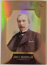 John D. Rockefeller 2023 Pieces of the Past Historical Premium Edition Card #77