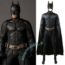 Batman Costume Cosplay Suit Bruce Wayne The Dark Knight Rises Handmade