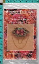 "A Posy of Roses" Creative Beginnings Silk Ribbon Embroidery Kit RK103 SEALED