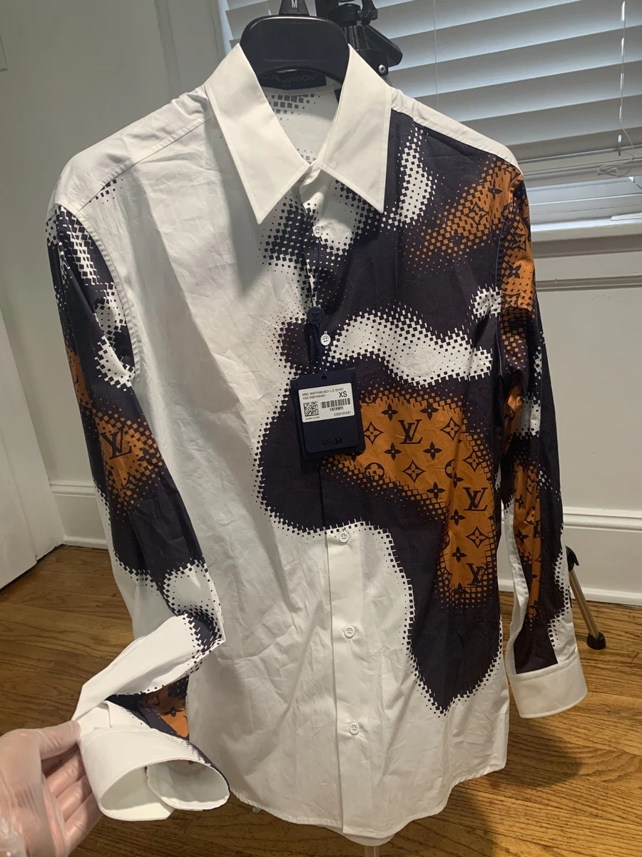 Louis Vuitton Long Sleeve White Shirts for Men for sale | eBay