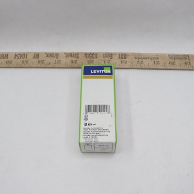 Leviton 20 Amp Decora Plus Commercial Grade 3-Way Rocker Switch, Black