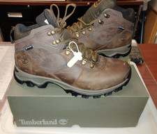 Timberland Men's MT Maddsen Waterproof Mid-Hiker DK Brown full Grain Size 11.5