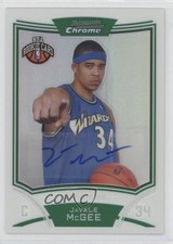 2008-09 Bowman Draft Picks & Stars Chrome Refractor 37/50 JaVale McGee Auto 0c3