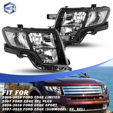 For 2007 2008 2009 2010 Ford Edge Black Halog...