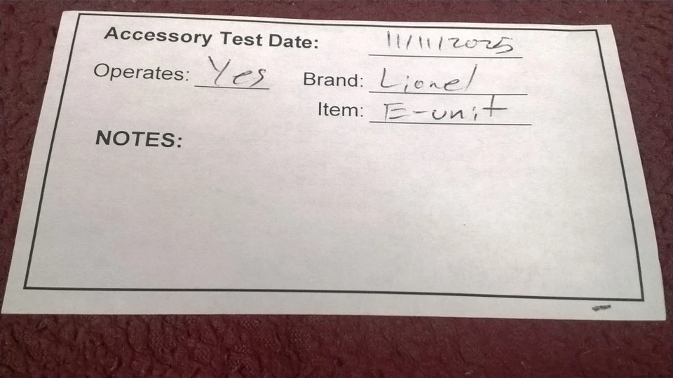 LIONEL POST WAR 2243 F3 DIESEL LOCOMOTIVE - REVERSING E-UNIT ASSEMBLY - Image 2 of 4