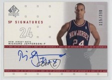 2001-02 SP Authentic SP Signatures 115/390 Richard Jefferson #RJ Auto 2d0