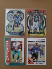 Football RC/Insert/Parallel 4 card lot/Jalen Carter Shock Parallel/Mostert