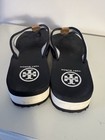 Tory Burch Flip Flop Sandals Black Cream Logo Thong Summer Beach Slides 8 — photo 9