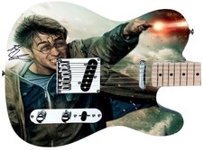 Daniel Radcliffe Harry Potter Signed  Graphics Photo Guitar ACOA LOA