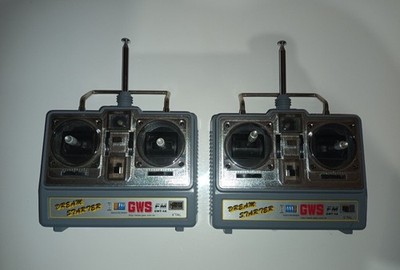 2x GWS Dream Starter GWT-4A 4 Ch FM Transmitter 