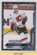 2016-17 Upper Deck Compendium Rookies Blue Garnet Hathaway #844 READ 1p3