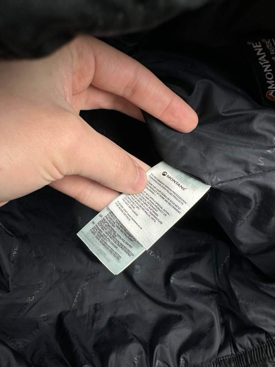 MONTANE PERTEX QUANTUM BLACK  DOWN JACKET SIZE M image 9