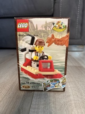 LEGO Adventurers Dino Island Set 5912 Mike's Swamp Boat Brand New Sealed
