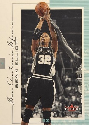 2000-01 Fleer Genuine SEAN ELLIOTT San Antonio Spurs