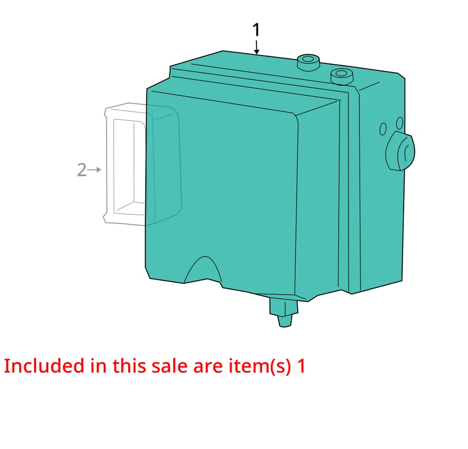 Conjunto de pieza de freno antibloqueo rueda trasera ABS para camioneta Dodge 1500 03 788044 Foto 3 de 4