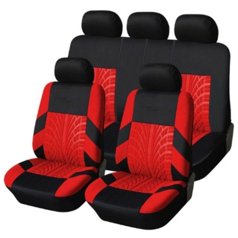 Car Seat Covers Full Set Universal Front Rear Seat Protector Cover Washable