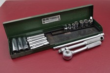 Sk Usa 14 Dr Metric Socket Set W Case Ratchet Deep Shallow 5927