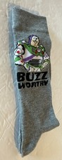 Pixar Buzz Worthy Crew Socks Size 9-13