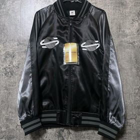 SEGA SATURN Sukajan Bomber Jacket Embroidery 30th Anniversary Black Size XL