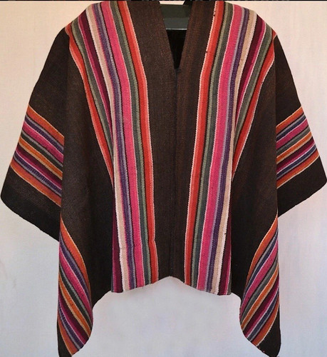 Bolivian vintage poncho