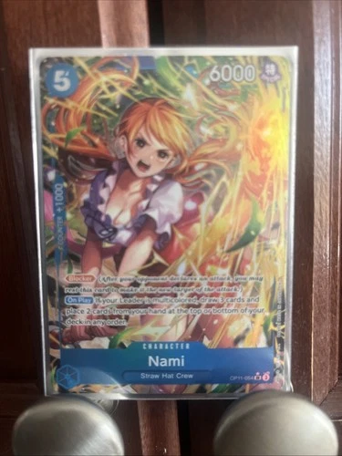 Nami SR Alt Art OP11-054 A Fist of Divine Speed One Piece TCG