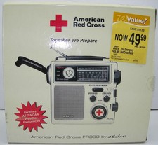 Eton FR300 American Red Cross Crank Emergency NOAA Weather Radio White AM/FM NEW