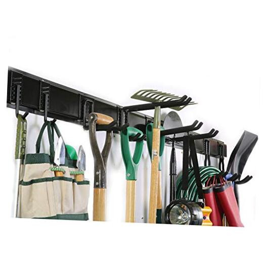 13-Piece 64-Inch Adjustable Garage Wall Tool Storage Rack Organizer