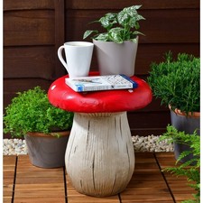 Indoor Plant Stand Decorative Toadstool Garden Mushroom Plant Table Plant Holder