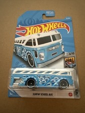 1 2021 Hot Wheels HW Metro Blue Surfin’ School Bus