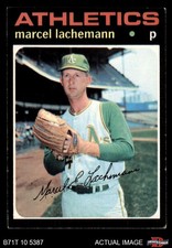 1971 Topps #84 Marcel Lachemann Athletics 4.5 - VG/EX+