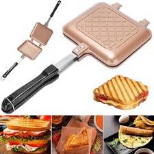 Stovetop Toastie Maker Non-Stick Grilled Cheese Maker for Gas Electric Camping