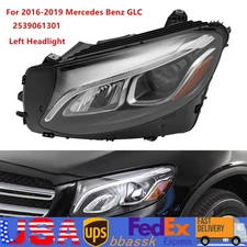 For 2016-2019 Mercedes Benz GLC Left Driver Side LED Headlight Lamp Assembly