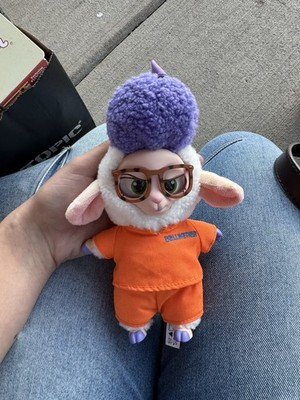 AUTHENTIC Miniso Disney Zootopia Vinyl Plush Figure - Bellwether Prison Uniform
