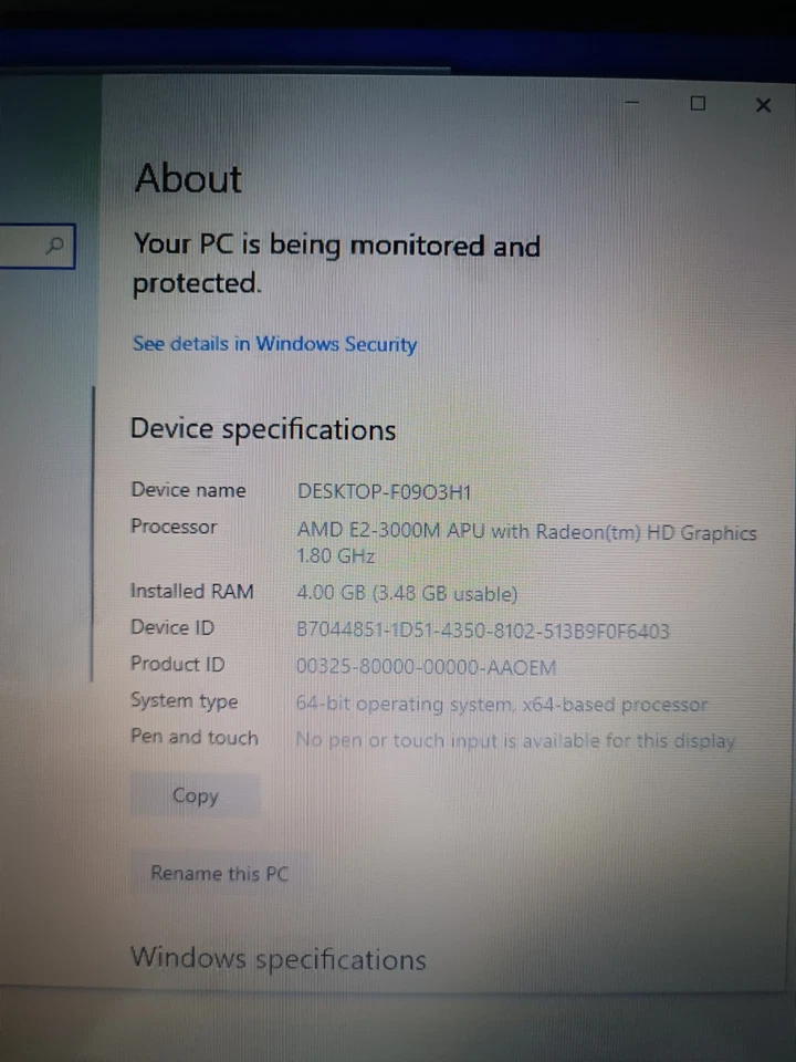 Portátil HP Pavilion G6 azul 4 GB de RAM + SSD Radeon HD 6380 256 GB usado limpio - Imagen 4 de 4