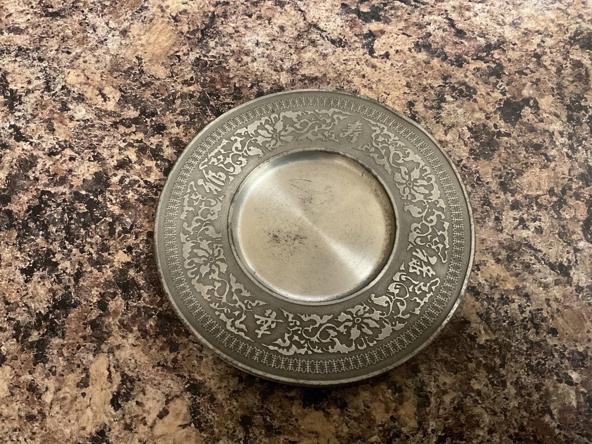Vintage Selangor 97% Pewter Display Plate 5” Diameter | eBay
