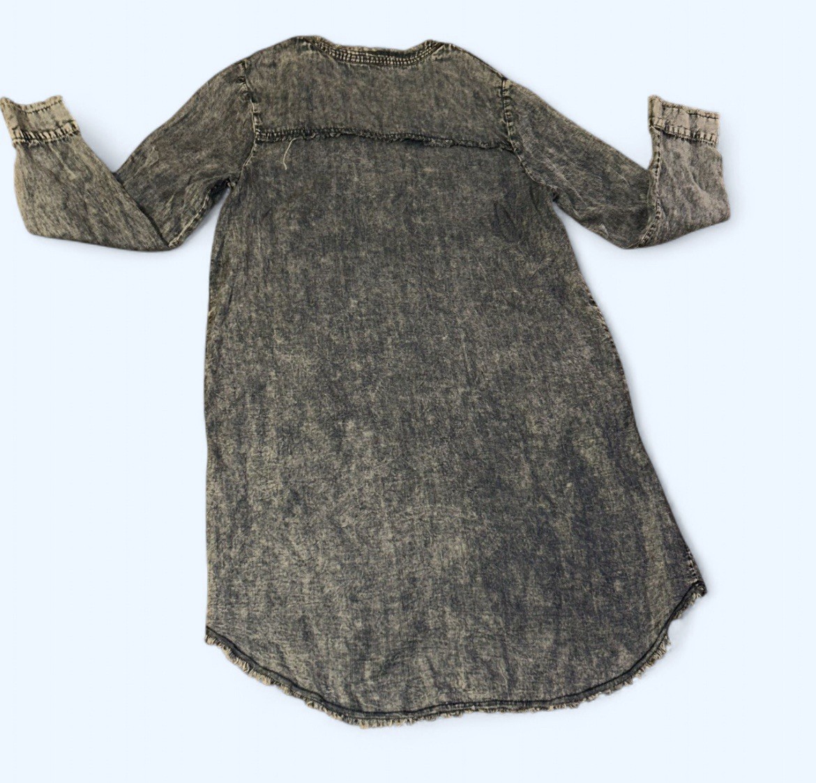Cato Distressed Denim Dress M - Gem