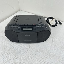 Sony CFD-S70 Portable CD Cassette Boombox Radio For Parts Or Repair