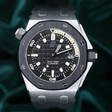 Audemars Piguet Royal Oak Offshore Diver White Gold MINT COMPLETE SET 15720CN