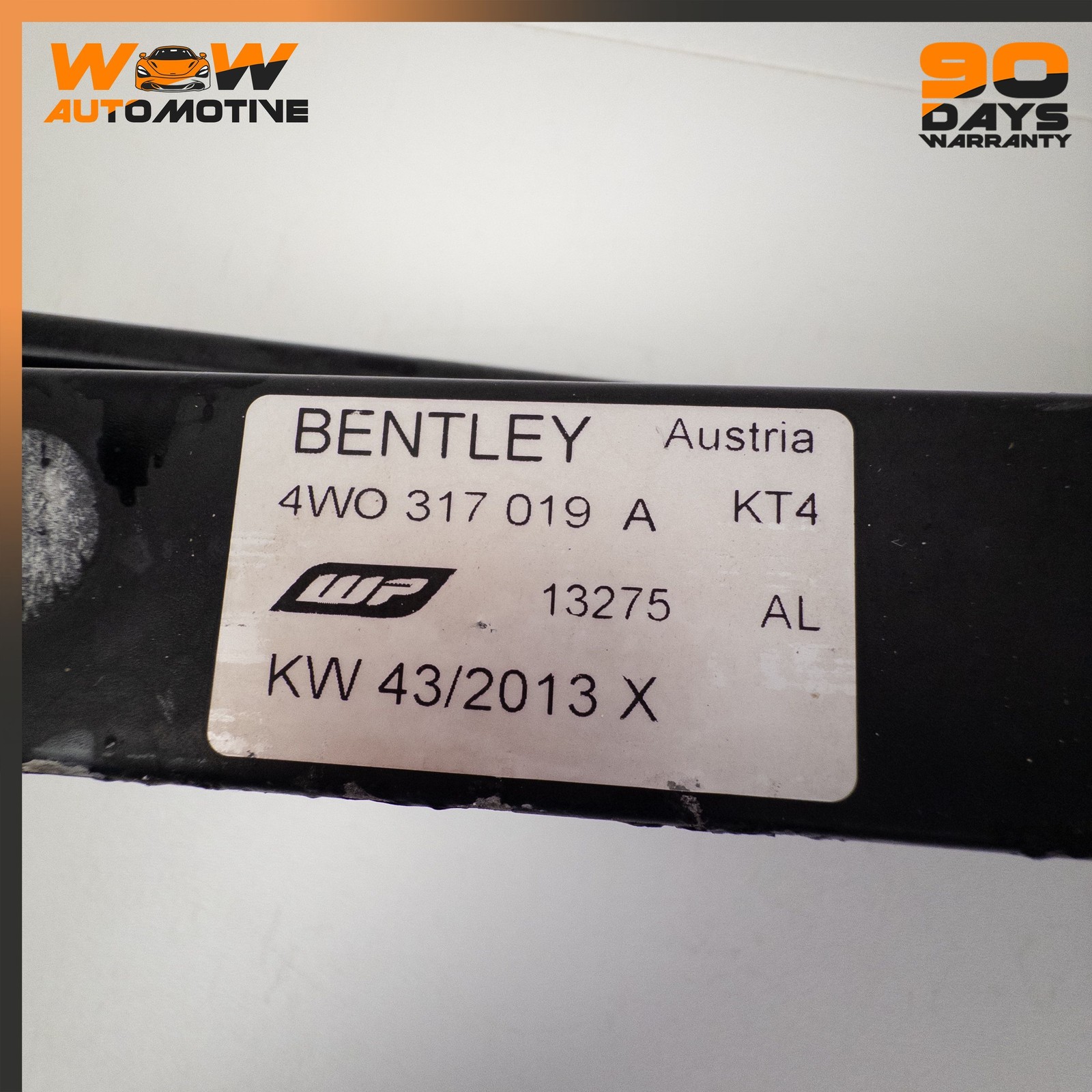 12-17 BENTLEY CONTINENTAL GT TRANSMISSION OIL COOLER RADIATOR PRESSURE LINE OEM