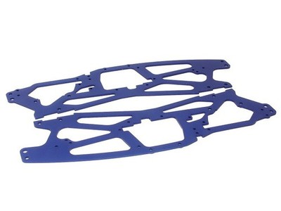 HPI Racing 73915 Main Chassis Blue 2.5mm Savage Aluminum Plate Set RARE NOS