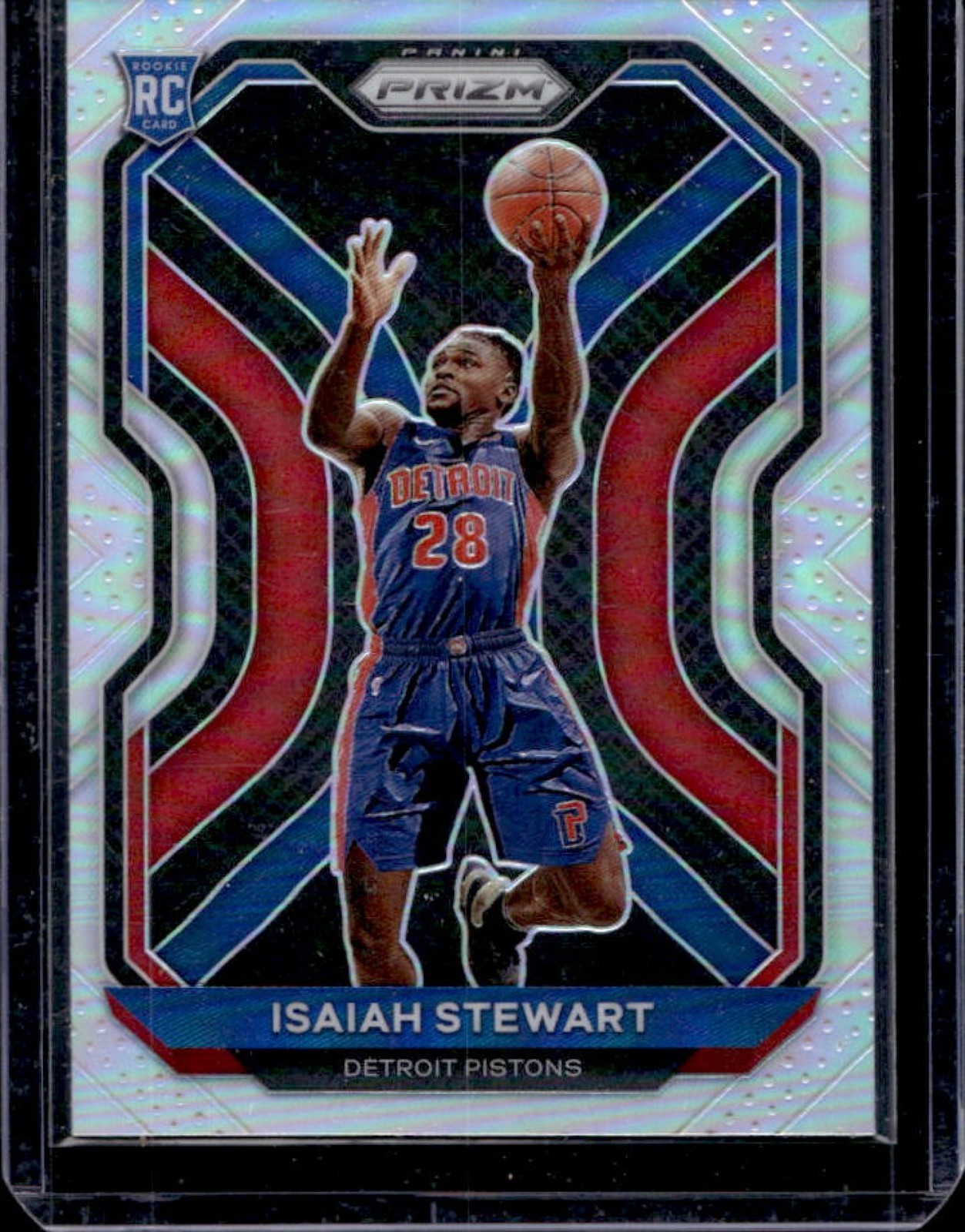 2020-21 Prizm Isaiah Stewart RC Silver Prizm Rookie #254 Pistons