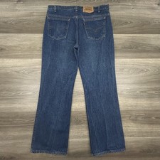 Vintage Levis 517 Jeans Mens 36x30 Blue Bootcut Orange Tab Denim 90s Made USA