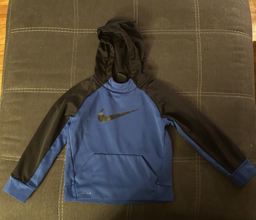 Nike Children’s Dri-fit Hoodie Sweatshirt Size 5-6 Years - Picture 1 of 6