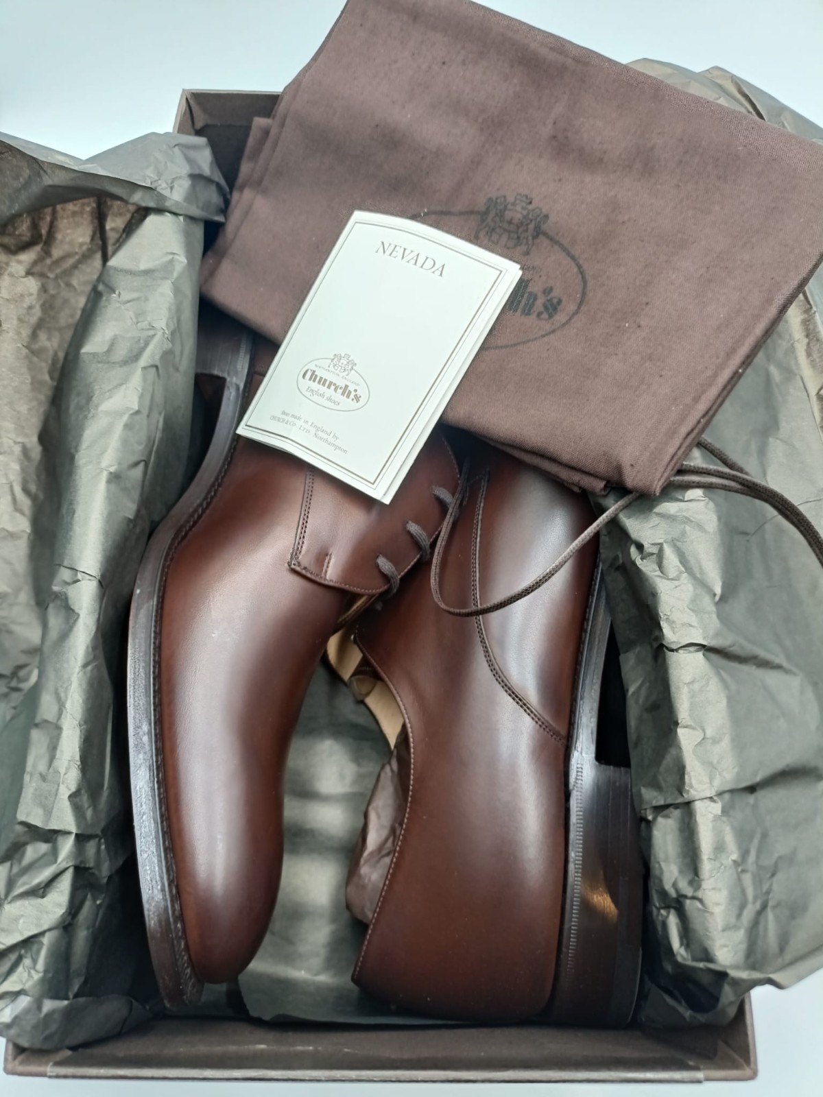 Church's Oslo Mens Shoes Size 7 UK 41 EU 8 US Brown image 6